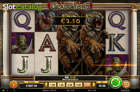 Скрин8. Game of Gladiators слот