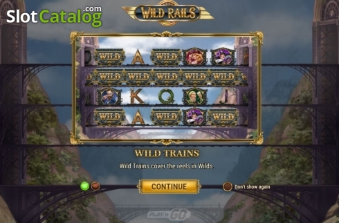 Скрин2. Wild Rails слот
