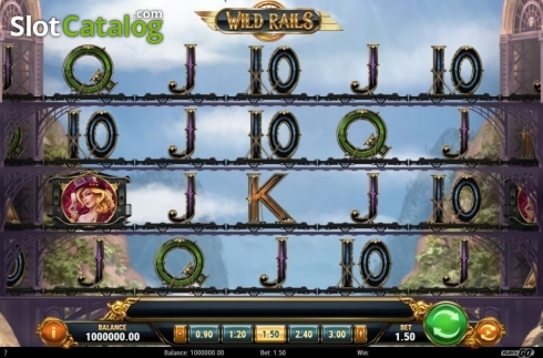 Скрин3. Wild Rails слот