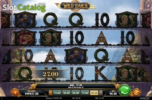 Скрин4. Wild Rails слот