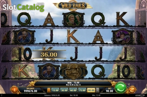Скрин5. Wild Rails слот