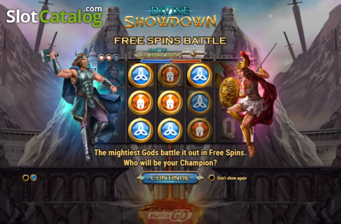 Скрин2. Divine Showdown слот
