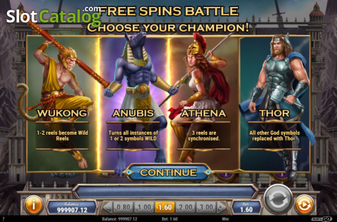 Скрин6. Divine Showdown слот