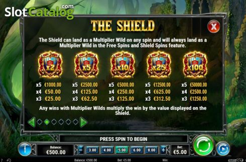 Скрин8. The Green Knight слот