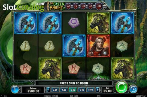 Скрин3. The Green Knight слот