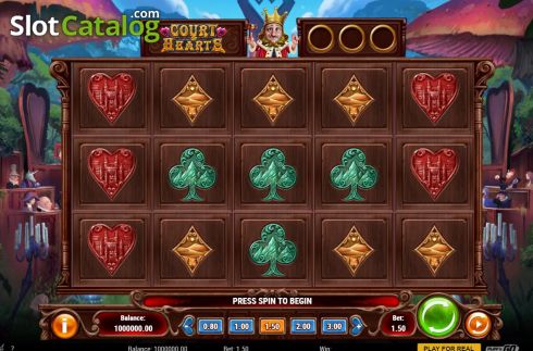Скрин3. Court of Hearts слот