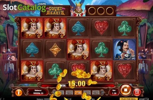 Скрин5. Court of Hearts слот