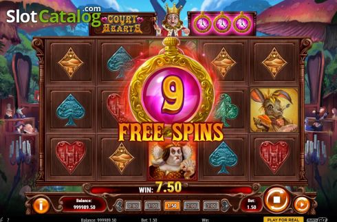Скрин9. Court of Hearts слот