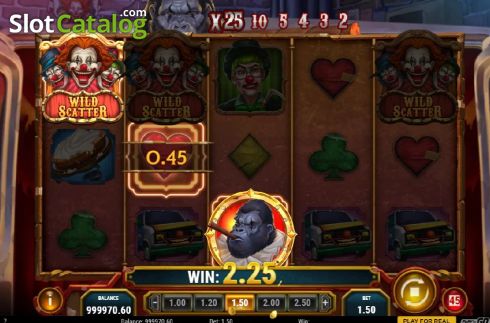 Скрин4. 3 Clown Monty слот