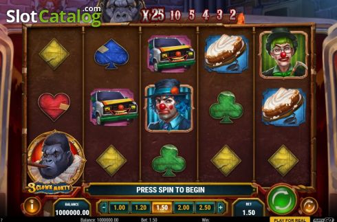 Скрин3. 3 Clown Monty слот