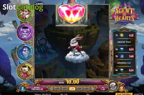 Скрин9. Agent of Hearts слот