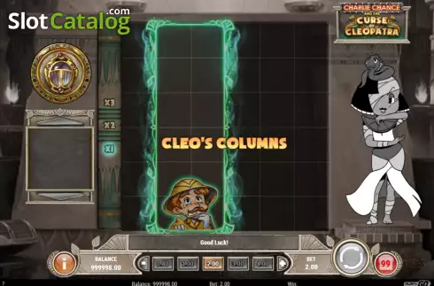 Скрин4. Charlie Chance and the Curse of Cleopatra слот