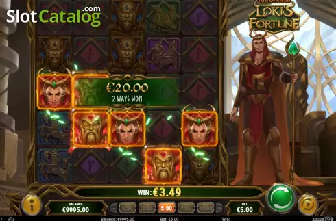 Скрин9. Tales of Asgard Loki's Fortune слот