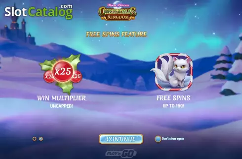 Скрин2. Moon Princess Christmas Kingdom слот