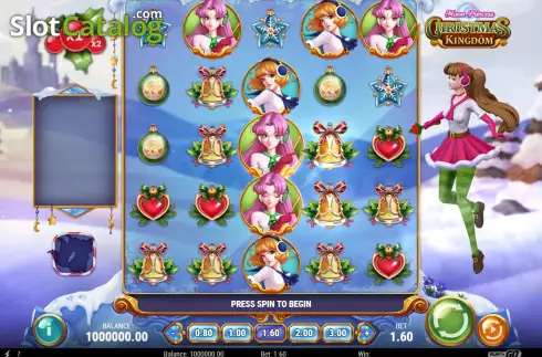Скрин3. Moon Princess Christmas Kingdom слот