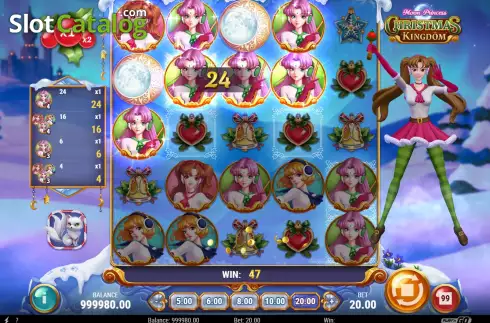 Скрин5. Moon Princess Christmas Kingdom слот