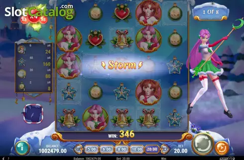 Скрин9. Moon Princess Christmas Kingdom слот