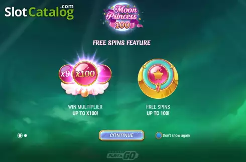 Скрин2. Moon Princess 100 слот