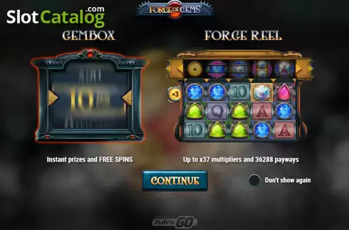 Скрин2. Forge of Gems слот