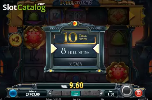 Скрин7. Forge of Gems слот