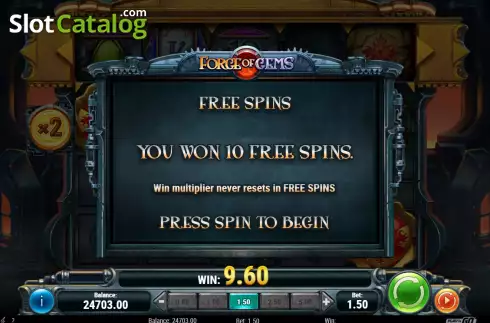 Скрин8. Forge of Gems слот
