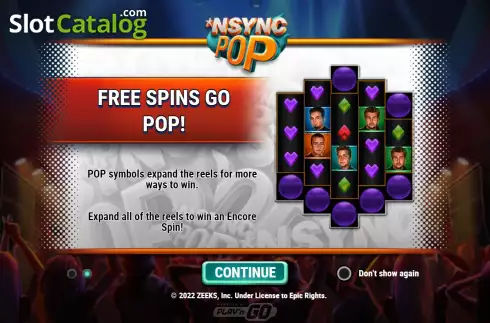 Скрин3. NSYNC Pop слот