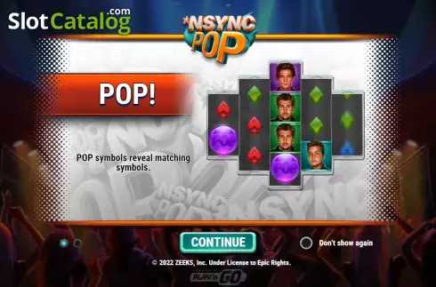 Скрин2. NSYNC Pop слот