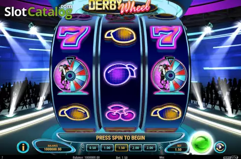 Скрин2. Derby Wheel слот