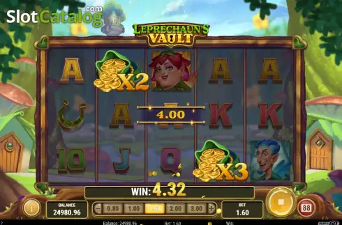 Скрин4. Leprechaun's Vault слот