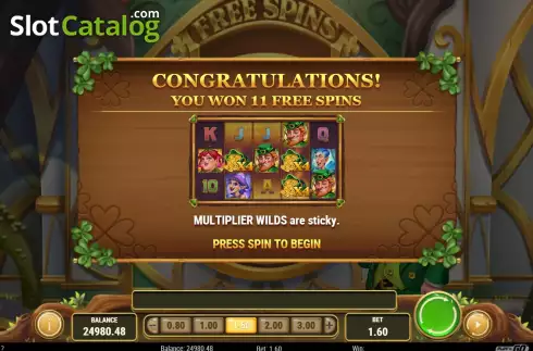 Скрин7. Leprechaun's Vault слот
