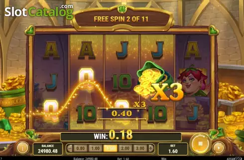 Скрин8. Leprechaun's Vault слот