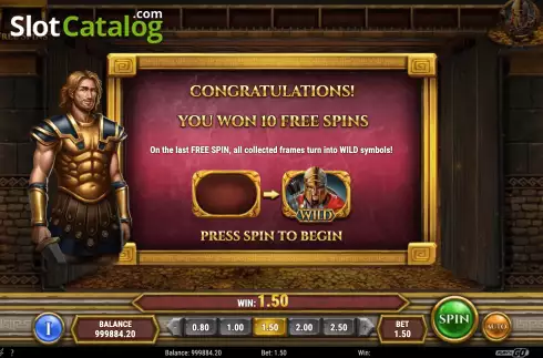 Скрин7. Gates of Troy слот