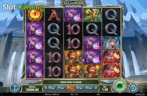 Скрин4. Champions of Mithrune слот
