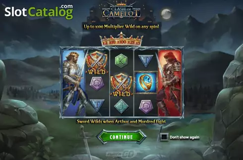 Скрин2. Clash of Camelot слот