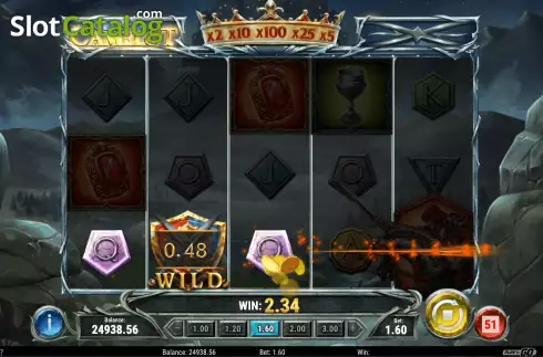 Скрин5. Clash of Camelot слот
