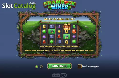 Скрин2. Shamrock Miner слот