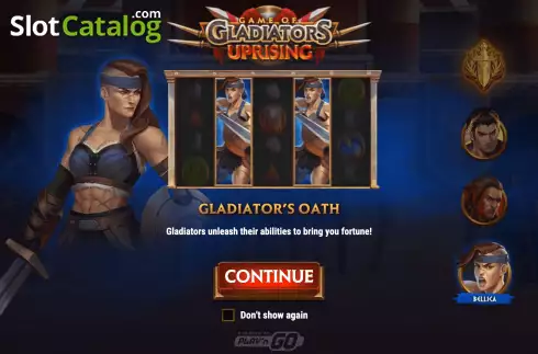 Скрин2. Game of Gladiators Uprising слот