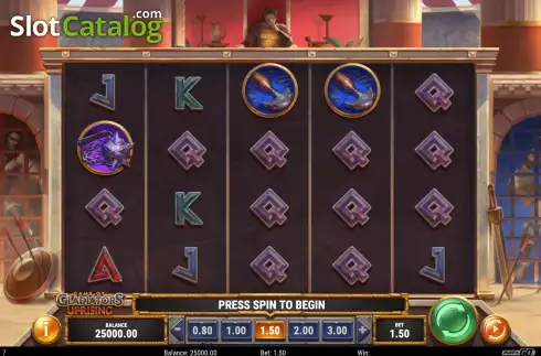 Скрин3. Game of Gladiators Uprising слот