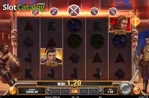 Скрин9. Game of Gladiators Uprising слот