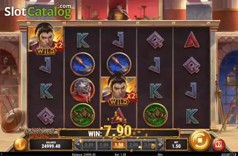 Скрин7. Game of Gladiators Uprising слот
