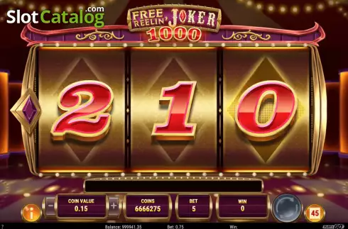 Скрин7. Free Reelin Joker 1000 слот