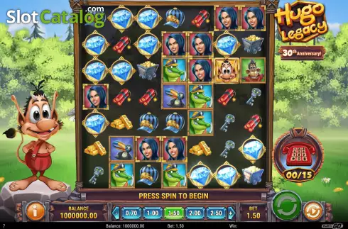 Скрин2. Hugo Legacy слот