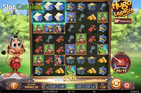 Скрин3. Hugo Legacy слот