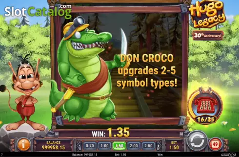 Скрин7. Hugo Legacy слот