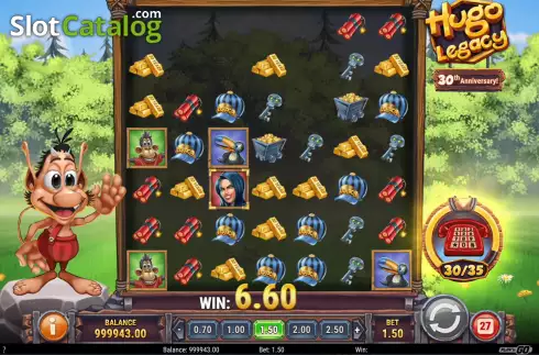 Скрин5. Hugo Legacy слот