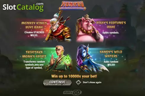 Скрин2. Monkey: Battle for the Scrolls слот