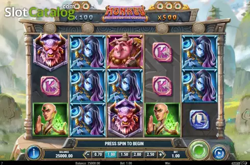 Скрин3. Monkey: Battle for the Scrolls слот