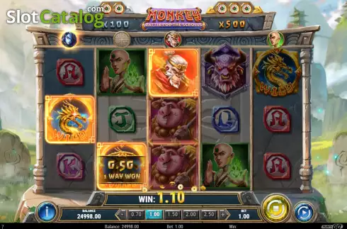 Скрин4. Monkey: Battle for the Scrolls слот
