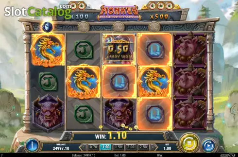 Скрин5. Monkey: Battle for the Scrolls слот