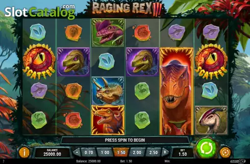 Скрин3. Raging Rex 3 слот